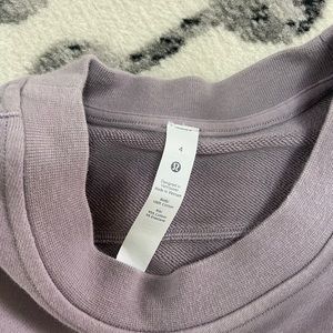 Lululemon Perfectly Oversized Purple Crewneck